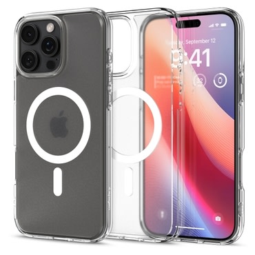 Ovitek Spigen "Ultra Hybrid Mag" za iPhone 16 Pro - frost clear