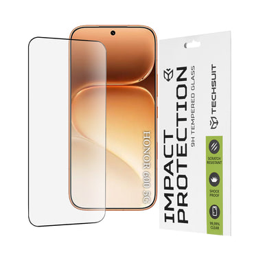 Premium 3D Full Body zaščitno steklo "Techsuit" za Honor 600 / 600 Pro - črno