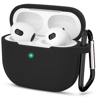 Silikonski ovitek Techsuit za Apple AirPods 3 - črn
