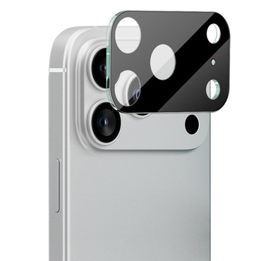 Full body zaščitno steklo za zadnjo kamero za iPhone 17 Pro - črno