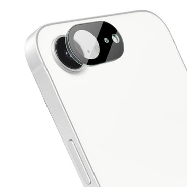 Full body zaščitno steklo za zadnjo kamero za iPhone 16e / 17e - črno
