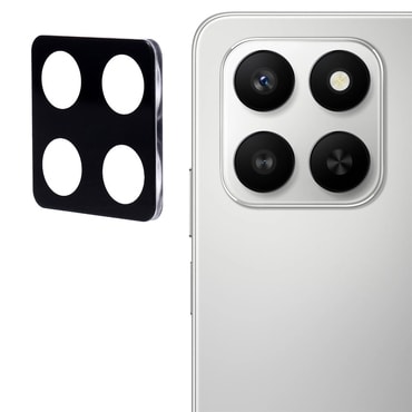 Full body zaščitno steklo za zadnjo kamero za Honor 400 Smart / Honor X7d 4G / X7d 5G - črno