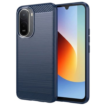 TPU gel ovitek "Brushed Carbon" za Xiaomi Redmi A7 Pro - moder