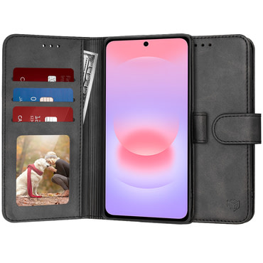 Etui Techsuit "Diary Book" za Samsung Galaxy A37 - črn