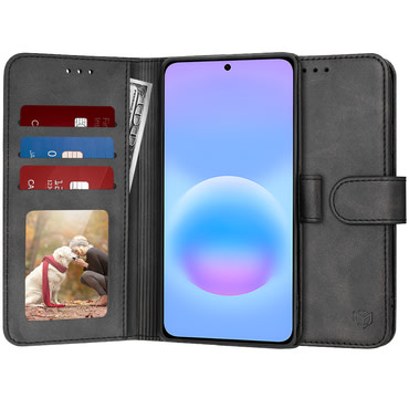 Etui Techsuit "Diary Book" za Samsung Galaxy A57 - črn
