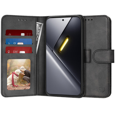 Etui Techsuit "Diary Book" za Xiaomi Poco X8 Pro Max - črn