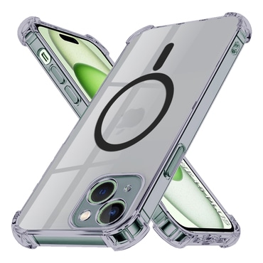 Hibridni ovitek Techsuit "Shockproof MagSafe" za iPhone 15 Plus - smoke black