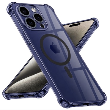 Hibridni ovitek Techsuit "Shockproof MagSafe" za iPhone 15 Pro Max - smoke black