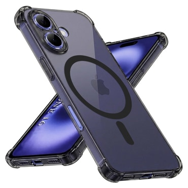 Hibridni ovitek Techsuit "Shockproof MagSafe" za iPhone 16 - smoke black