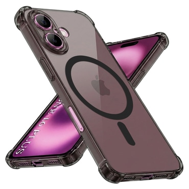 Hibridni ovitek Techsuit "Shockproof MagSafe" za iPhone 16 Plus - smoke black