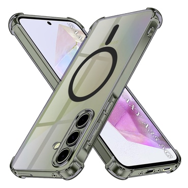 Hibridni ovitek Techsuit "Shockproof MagSafe" za Samsung Galaxy A35 - smoke black