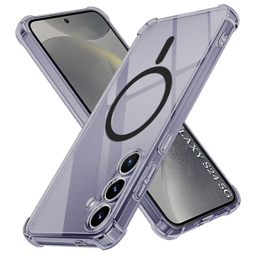 Hibridni ovitek Techsuit "Shockproof MagSafe" za Samsung Galaxy S24 - smoke black