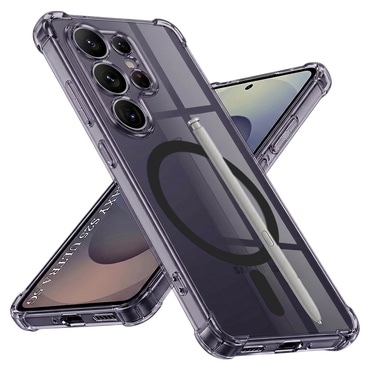 Hibridni ovitek Techsuit "Shockproof MagSafe" za Samsung Galaxy S25 Ultra - smoke black