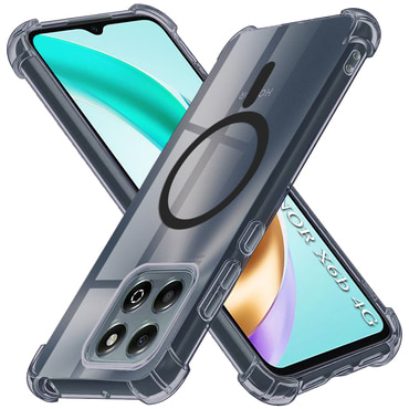 Hibridni ovitek Techsuit "Shockproof MagSafe" za Honor X6b - smoke black