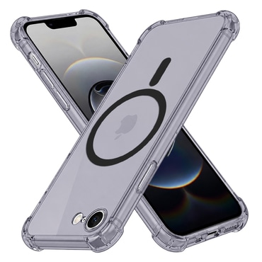 Hibridni ovitek Techsuit "Shockproof MagSafe" za iPhone 16e / 17e - smoke black