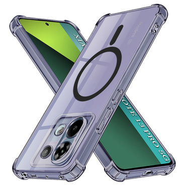 Hibridni ovitek Techsuit "Shockproof MagSafe" za Xiaomi Redmi Note 13 Pro 5G / Poco X6 - smoke black