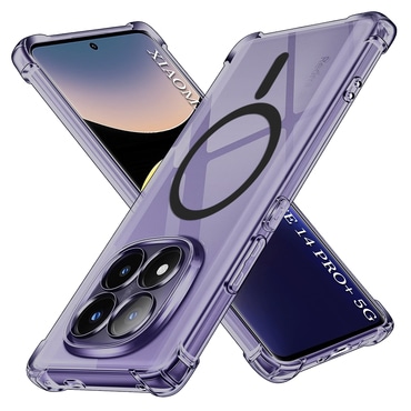 Hibridni ovitek Techsuit "Shockproof MagSafe" za Xiaomi Redmi Note 14 Pro Plus 5G - smoke black