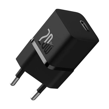 Stenski 20W polnilec Baseus "CCGN050101" GaN - black