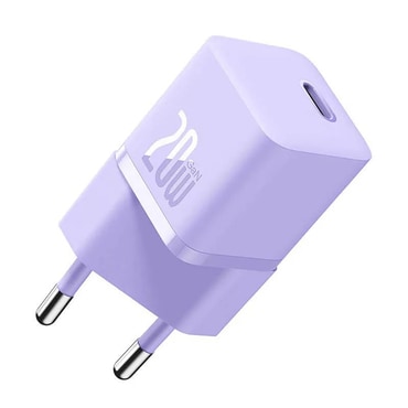 Stenski 20W polnilec Baseus "CCGN050101" GaN - purple