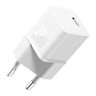 Stenski 20W polnilec Baseus "CCGN050101" GaN - white