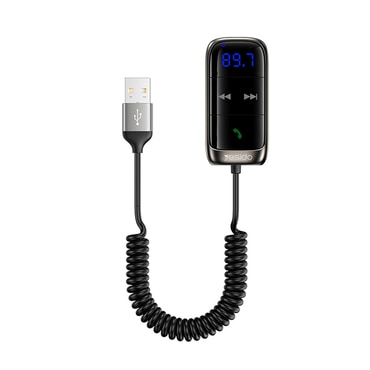 FM modulator Yesido "YAU32" Bluetooth, LED zaslon, TF kartica - black