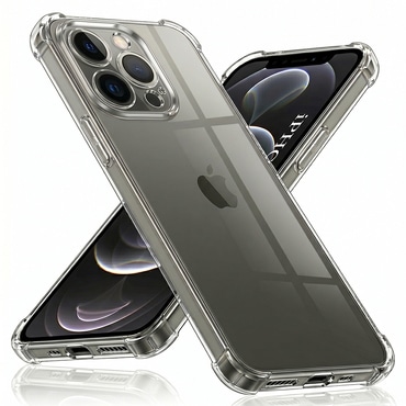 TPU gel ovitek Techsuit "Shockproof" za iPhone 12 Pro Max - clear