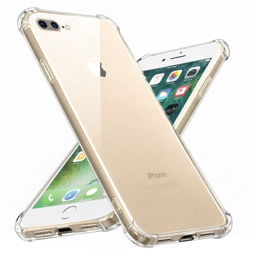TPU gel ovitek Techsuit "Shockproof" za iPhone 8 Plus / 7 Plus - clear