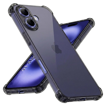 TPU gel ovitek Techsuit "Shockproof" za iPhone 16 - smoke black