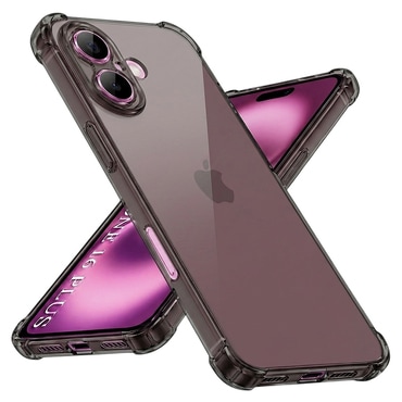 TPU gel ovitek Techsuit "Shockproof" za iPhone 16 Plus - smoke black