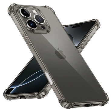 TPU gel ovitek Techsuit "Shockproof" za iPhone 16 Pro - smoke black