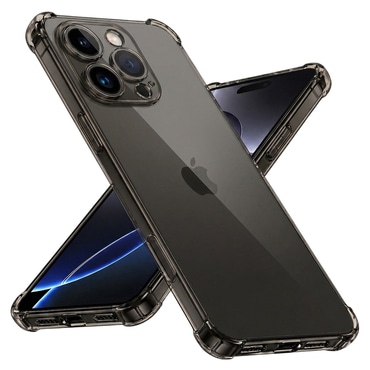 TPU gel ovitek Techsuit "Shockproof" za iPhone 16 Pro Max - smoke black