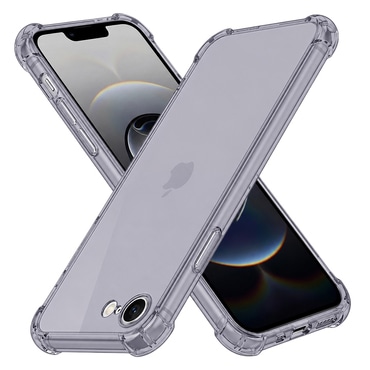 TPU gel ovitek Techsuit "Shockproof" za iPhone 16e / 17e - smoke black