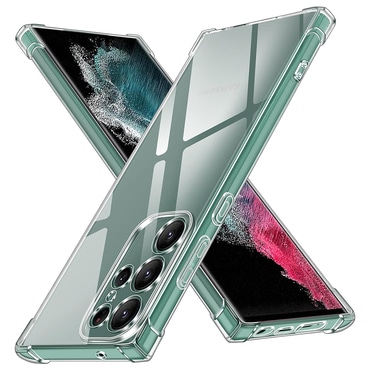 TPU gel ovitek Techsuit "Shockproof" za Samsung Galaxy S22 Ultra - clear