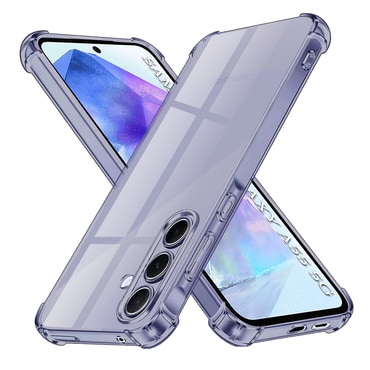 TPU gel ovitek Techsuit "Shockproof" za Samsung Galaxy A55 - smoke black