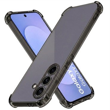 TPU gel ovitek Techsuit "Shockproof" za Samsung Galaxy S25 FE - smoke black