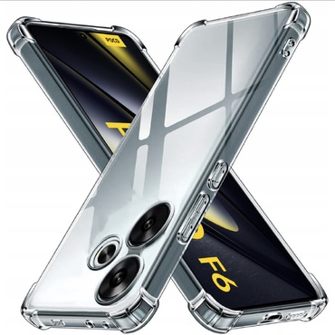 TPU gel ovitek Techsuit "Shockproof" za Xiaomi Poco F6 - clear