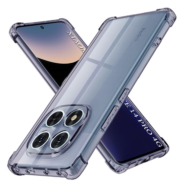TPU gel ovitek Techsuit "Shockproof" za Xiaomi Redmi Note 14 Pro 4G - smoke black