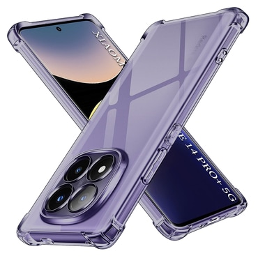 TPU gel ovitek Techsuit "Shockproof" za Xiaomi Redmi Note 14 Pro Plus 5G - smoke black
