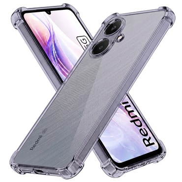 TPU gel ovitek Techsuit "Shockproof" za Xiaomi Redmi 13C 5G - smoke black