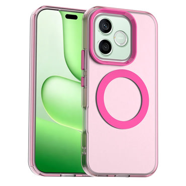 Hibridni ovitek Techsuit "CandyCase MagSafe" za Honor 600 Lite - pink