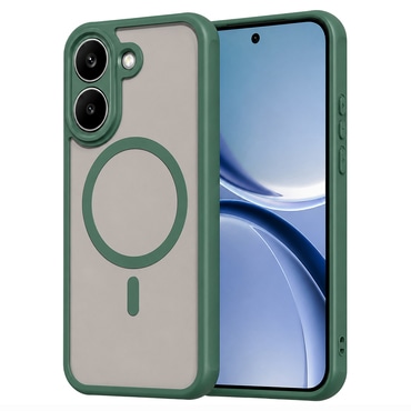 Hibridni ovitek "HaloFrost II MagSafe" za Xiaomi Poco X8 Pro - green