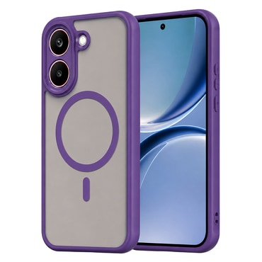 Hibridni ovitek "HaloFrost II MagSafe" za Xiaomi Poco X8 Pro - purple