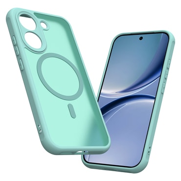 Hibridni ovitek "HaloFrost II MagSafe" za Xiaomi Poco X8 Pro - mint green