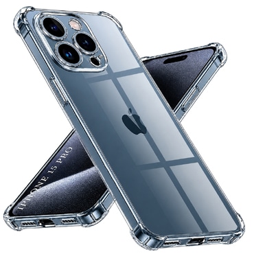 TPU gel ovitek Techsuit "Shockproof" za iPhone 15 Pro - clear
