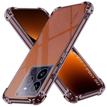 TPU gel ovitek Techsuit "Shockproof" za Realme GT 7 Pro - smoke black