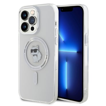 Ovitek Karl Lagerfeld "IML MagSafe" za iPhone 14 Pro Max - transparent choupette