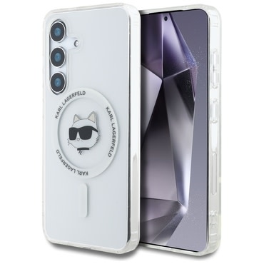 Ovitek Karl Lagerfeld "IML MagSafe" za Samsung Galaxy S25 - choupette`s head