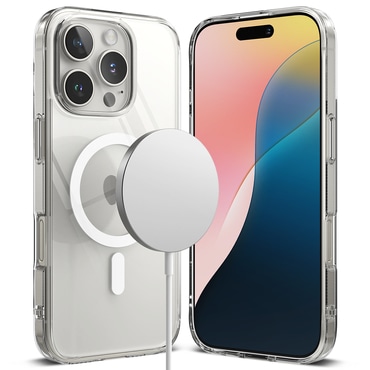 Ovitek Ringke "Fusion Magnetic" za iPhone 16 Pro Max - clear