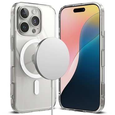 Ovitek Ringke "Fusion Magnetic" za iPhone 16 Pro - clear