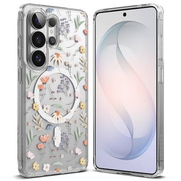 Ovitek Ringke "Fusion Magnetic" za Samsung Galaxy S26 Ultra - dry flowers